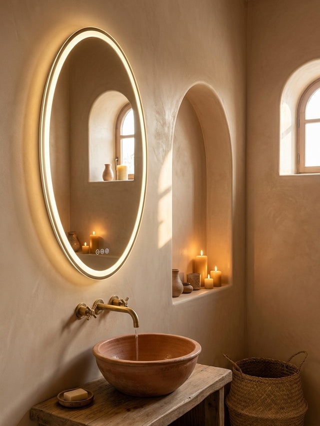 Isola — Oval LED Mirror