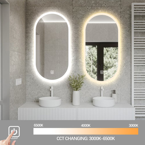 Miroir LED Ovale CTL407