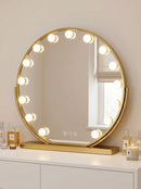 Perla Vanity — Round LED Mirror