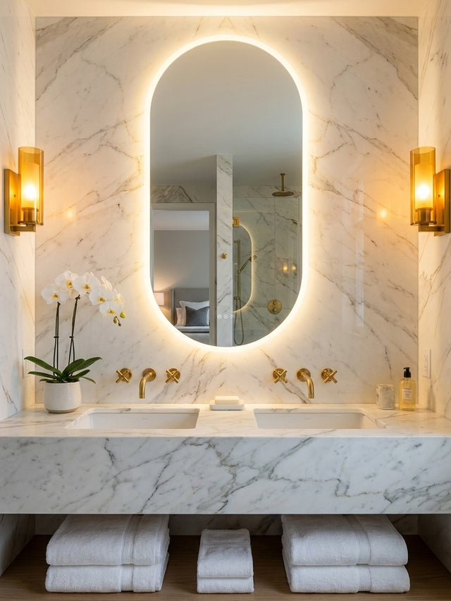 Livia — Oval LED Mirror