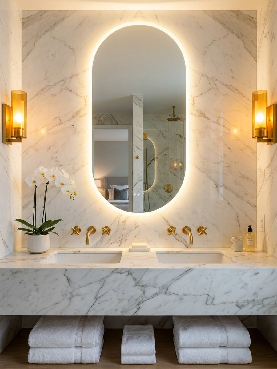 Livia — Oval LED Mirror