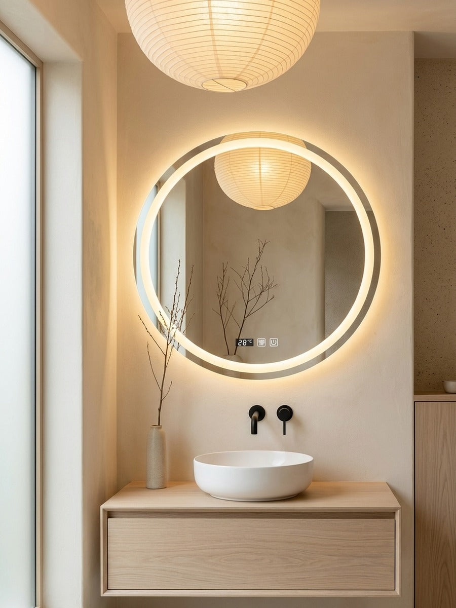 Aria Smart — Round LED Mirror