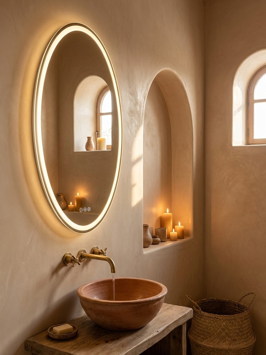Isola — Oval LED Mirror